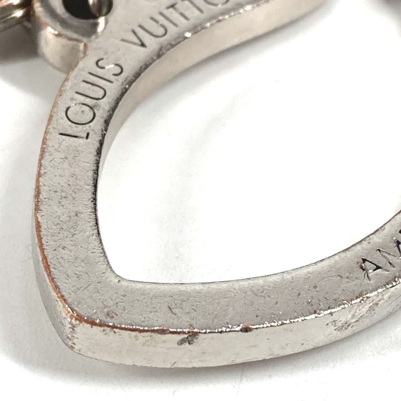 Louis Vuitton Key Holder Porte Cles Varennes Metal Silver