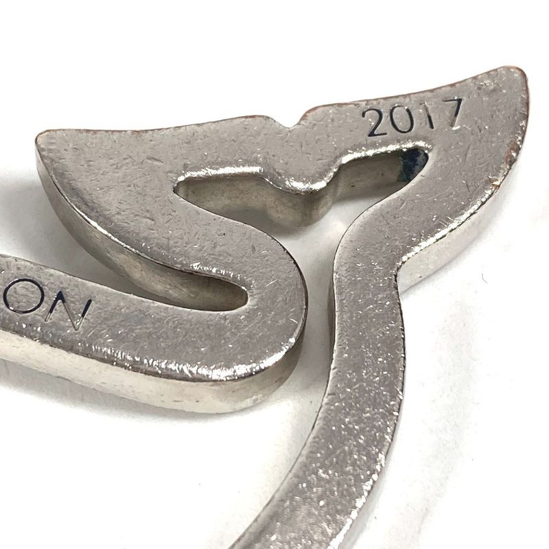 Louis Vuitton Key Holder Porte Cles Varennes Metal Silver