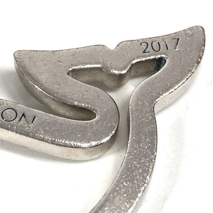 Louis Vuitton Key Holder Porte Cles Varennes Metal Silver