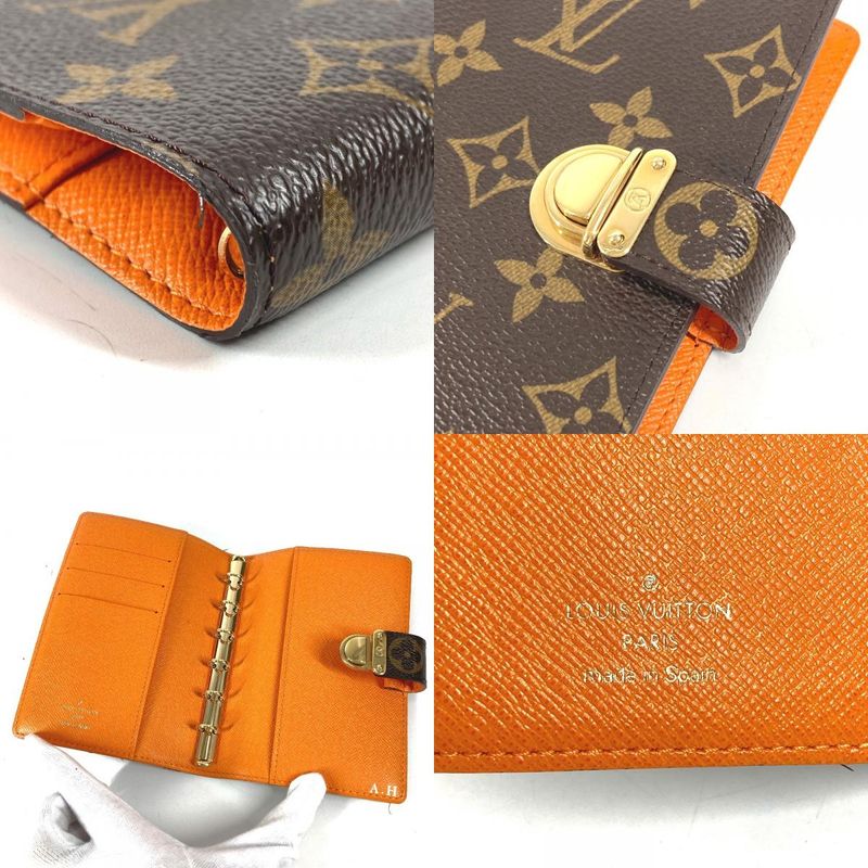 Louis Vuitton Notebook Cover Agenda PM Koala Monogram Canvas Mandarin Orange