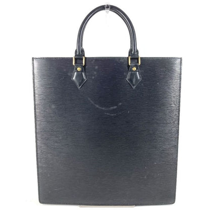 Louis Vuitton Handbag Sac Plat Epi Leather Creel Black