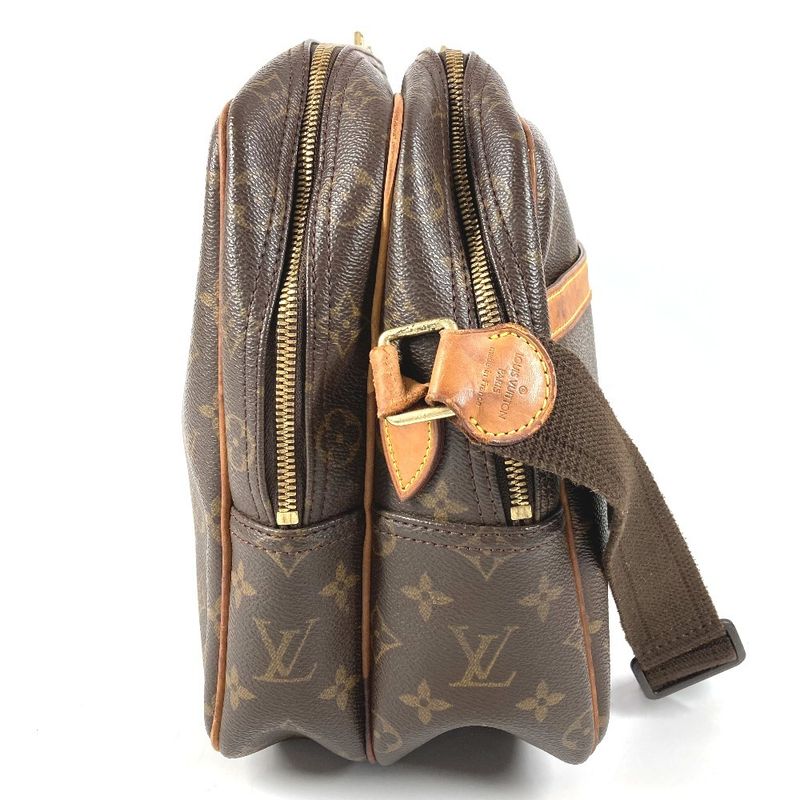 Louis Vuitton Shoulder Bag Reporter GM Monogram Canvas Brown