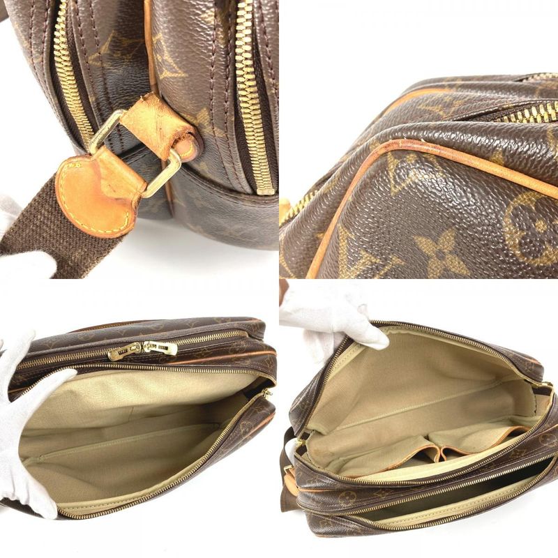 Louis Vuitton Shoulder Bag Reporter GM Monogram Canvas Brown