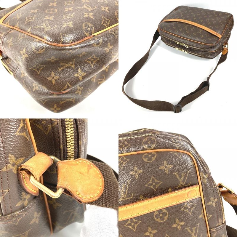 Louis Vuitton Shoulder Bag Reporter GM Monogram Canvas Brown