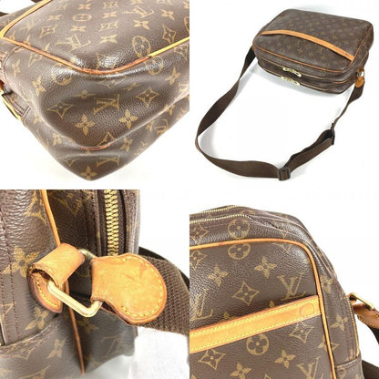 Louis Vuitton Shoulder Bag Reporter GM Monogram Canvas Brown