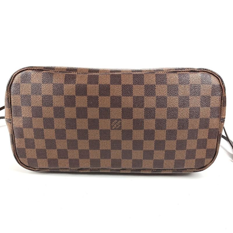 Louis Vuitton Tote Neverfull MM Damier Canvas Ebene Brown