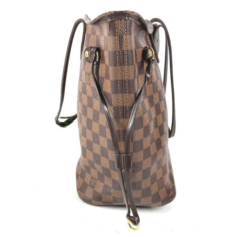 Louis Vuitton Tote Neverfull MM Damier Canvas Ebene Brown