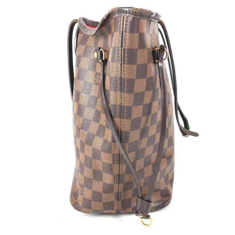 Louis Vuitton Tote Neverfull MM Damier Canvas Ebene Brown