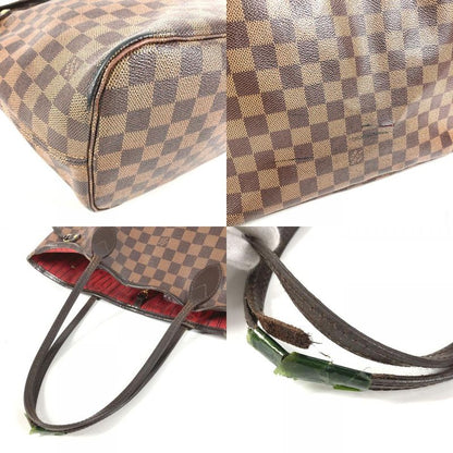 Louis Vuitton Tote Neverfull MM Damier Canvas Ebene Brown