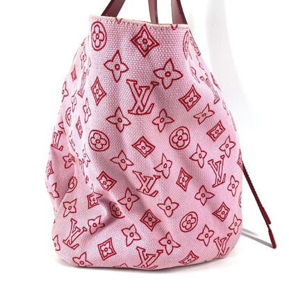 Louis Vuitton Tote Kabai Panema GM Leather Canvas Pink