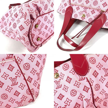 Louis Vuitton Tote Kabai Panema GM Leather Canvas Pink