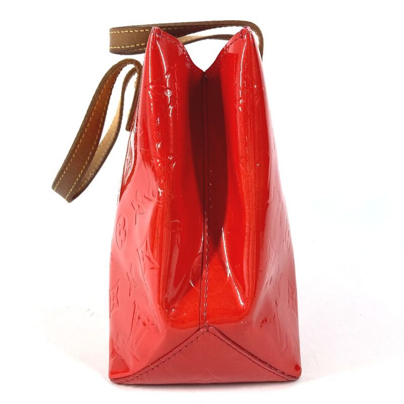 Louis Vuitton Handbag Reed PM Monogram Vernis Canvas Rouge Red