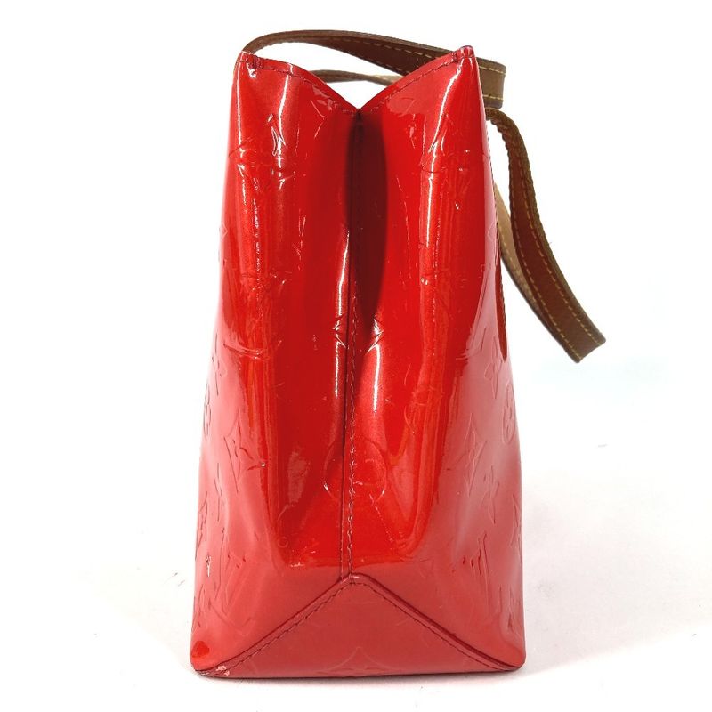 Louis Vuitton Handbag Reed PM Monogram Vernis Canvas Rouge Red