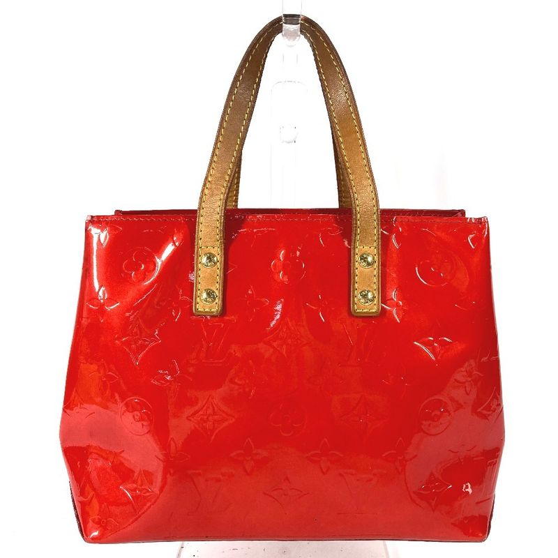 Louis Vuitton Handbag Reed PM Monogram Vernis Canvas Rouge Red