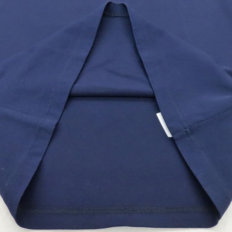 Gucci Short Sleeve Polo Shirt Navy Beige GG Patch