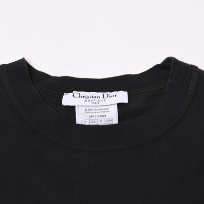 Dior Short Sleeve T-Shirt Black Galliano Era Rainbow 42 — view 3