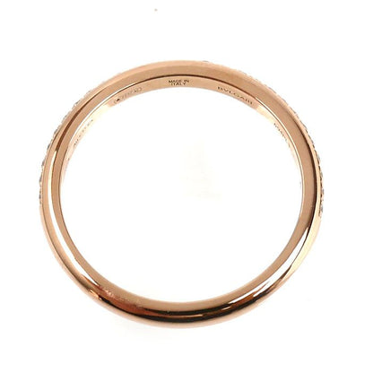 Bvlgari 18k Pink Gold Roman Amor Ring Diamond 49