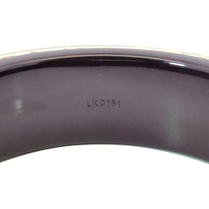 Louis Vuitton Brass John Logo Bangle Plastic Brown Handbag