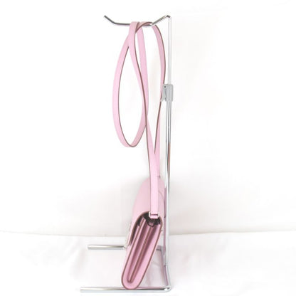 Hermes Constance to Go Silver Z-engraved Shoulder Bag Leather Pink Mini