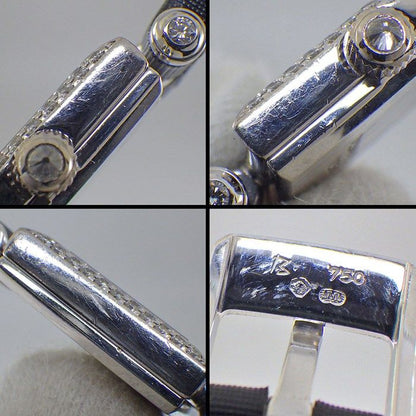 Van Cleef & Arpels Watch Fantasy Carre Diamond Bezel Index Lug Square White