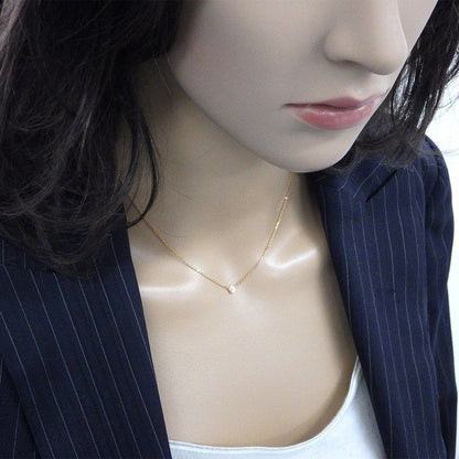 Cartier Necklace Dame le XS Diamant Leger 1 Point Diamond 18k Pink Gold
