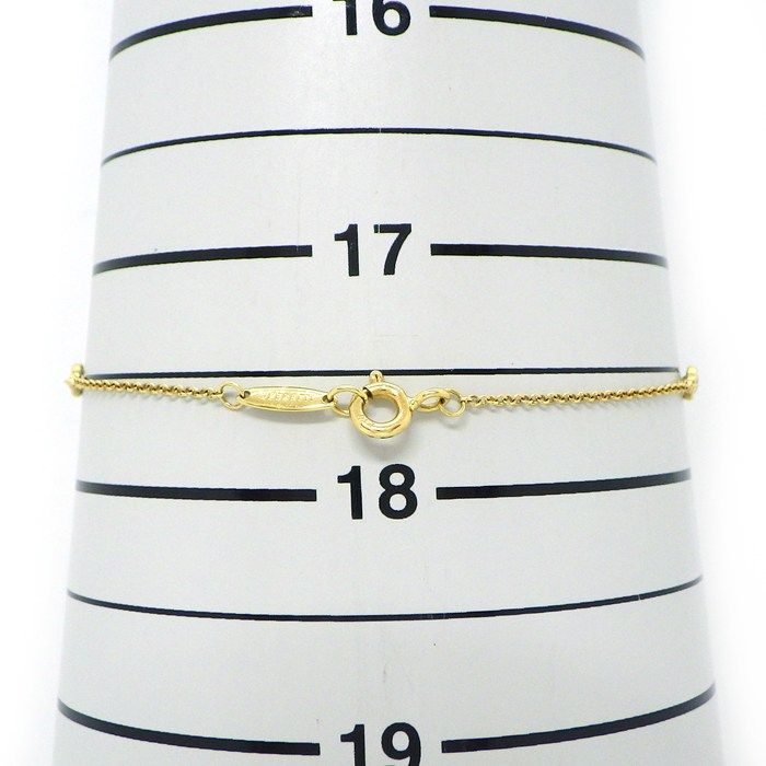 Tiffany & Co Bracelet by the Yard 3 Points Diamonds 18k Yellow Gold