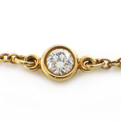 Tiffany & Co Bracelet by the Yard 3 Points Diamonds 18k Yellow Gold