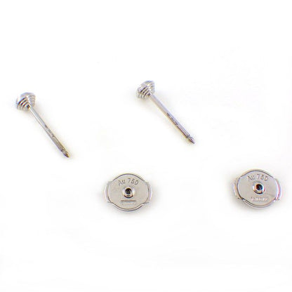 Cartier Earrings Dame les XS Diamant Leger 2 Points Diamond Total 18k White Gold