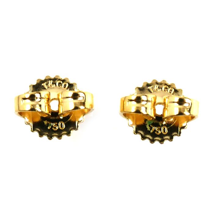 Tiffany & Co 18k Yellow Gold Cross Stitch Earrings
