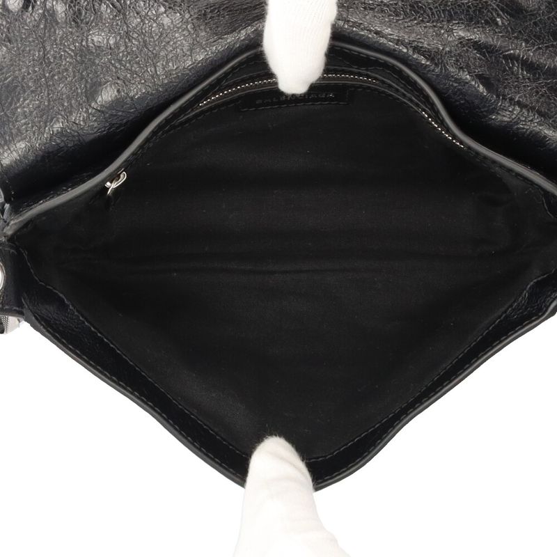 Balenciaga le Cagole Flap Shoulder Bag Black