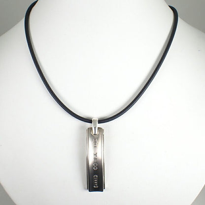 Tiffany & Co 925 Titanium Bar Necklace