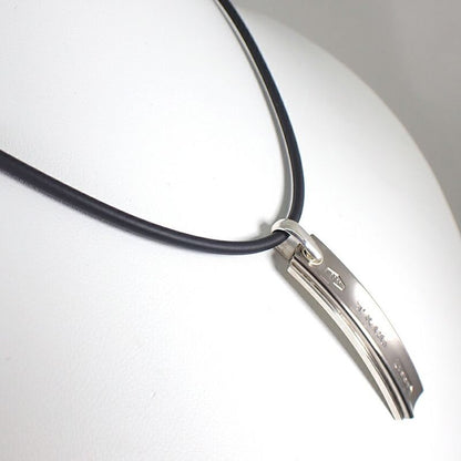 Tiffany & Co 925 Titanium Bar Necklace