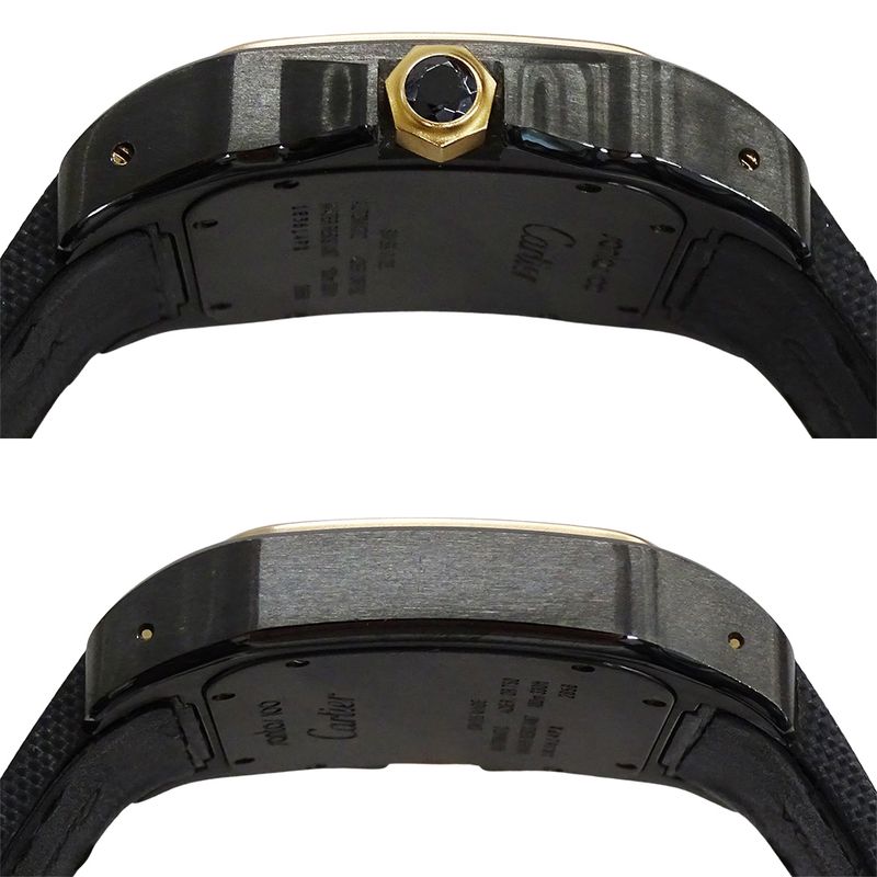 Cartier Watch Santos 100 LM Automatic Winding at Stainless Steel Pink Gold