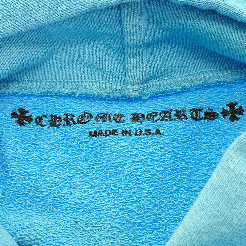Chrome Hearts Matti Boy Collaboration Hoodie XL 680 Cotton Blue