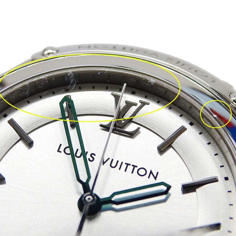Louis Vuitton Watch Fifty Five Automatic Winding at Stainless Steel Leather