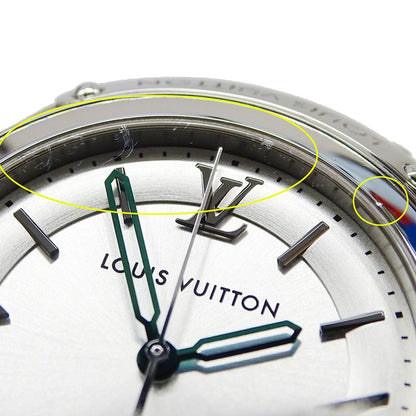 Louis Vuitton Watch Fifty Five Automatic Winding at Stainless Steel Leather