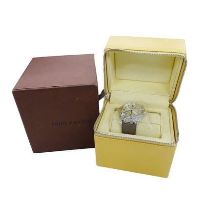 Louis Vuitton Watch Fifty Five Automatic Winding at Stainless Steel Leather