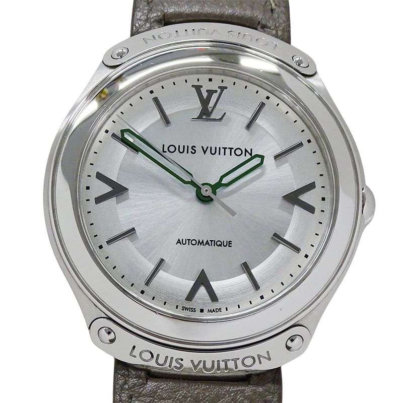 Louis Vuitton Watch Fifty Five Automatic Winding at Stainless Steel Leather