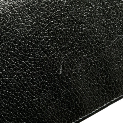 Gucci Swing Wallet Shoulder Bag Black Leather