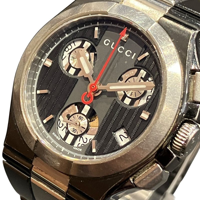 Gucci Watch Quartz Black Dial 124.4