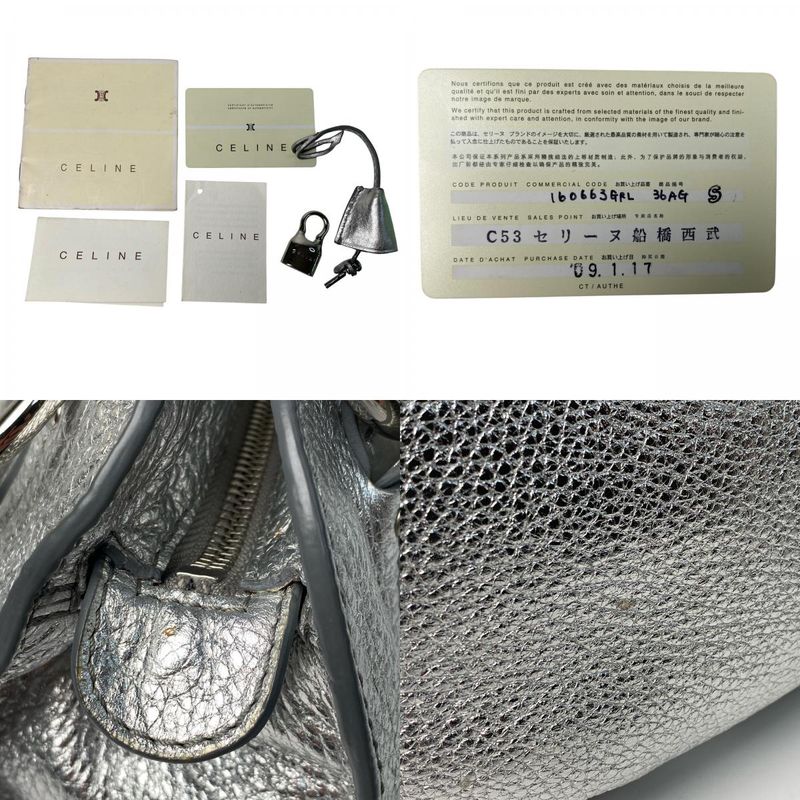 Celine Bittersweet Tote Silver