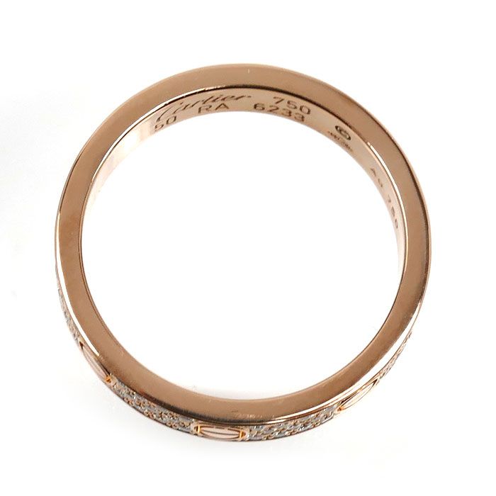 Cartier 18k Pink Gold Mini Love Diamond Ring