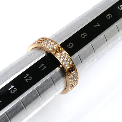 Cartier 18k Pink Gold Mini Love Diamond Ring