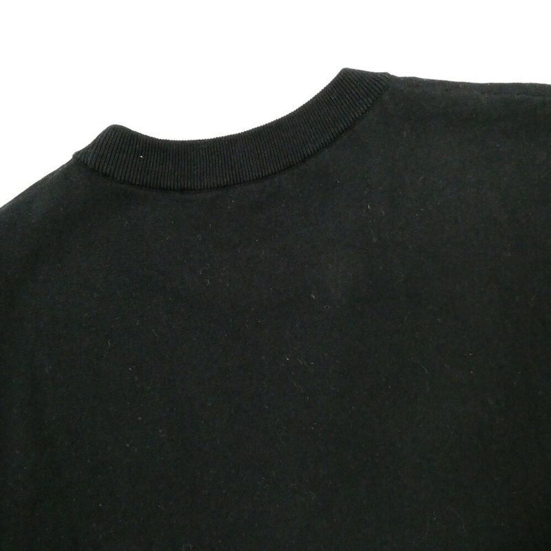 Louis Vuitton Signature Short Sleeve Cotton Crew Neck Black XS