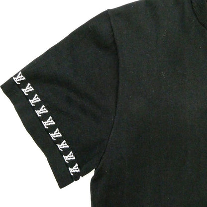 Louis Vuitton Signature Short Sleeve Cotton Crew Neck Black XS