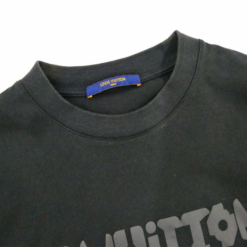 Louis Vuitton Terumohito Reactive Print T-Shirt Black