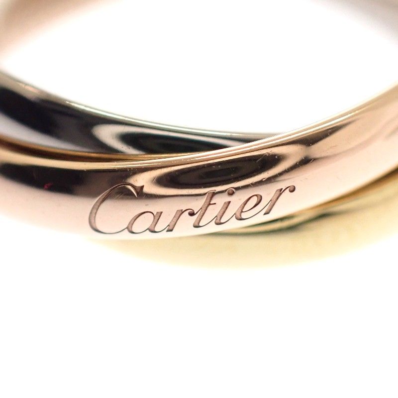 Cartier Trinity Small . Ring 18k Yellow Gold 18k Pink 46