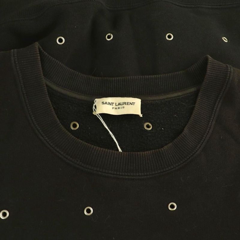 Saint Laurent San Ro Lampari Paris Sweatshirt Torre Pruo S Black Sweater