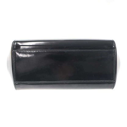 Dolce & Gabbana Sicily Patent Mini Shoulder Bag Black