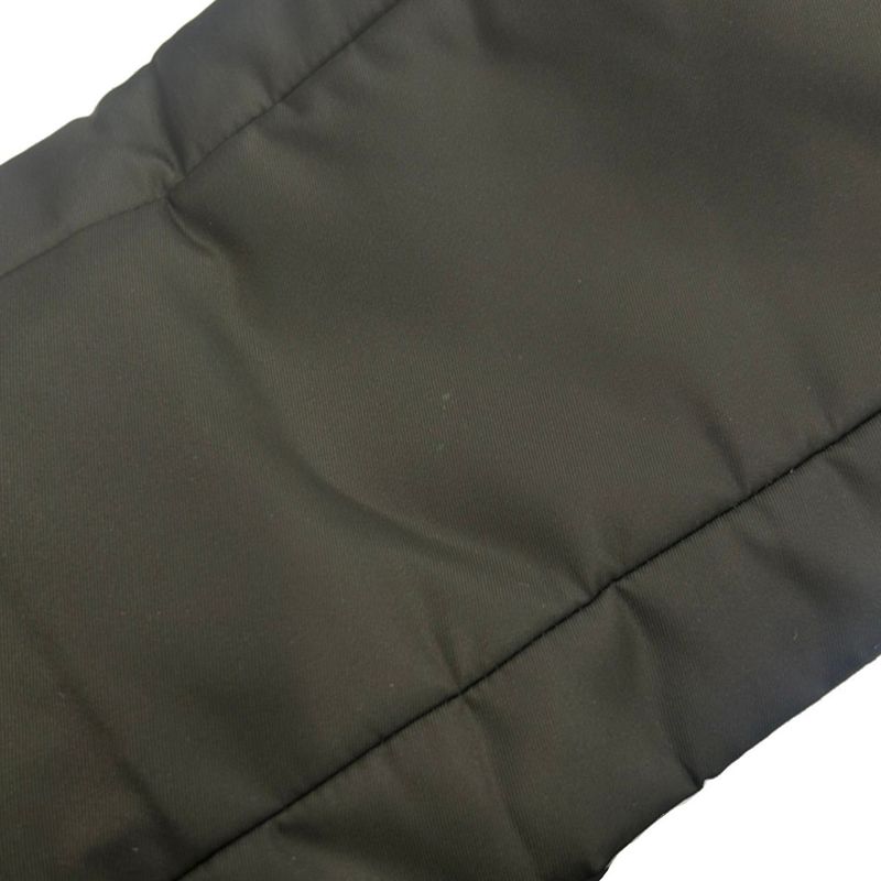 Prada Mink Nylon Short Puffer Coat Olive 38